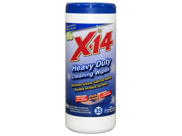 Presta X-14 Heavy-Duty Cleaning Wipes *35-Pack - Image 2