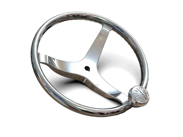 Lewmar 3 Spoke 13.5" Steering Wheel w/Power-Grip Knob - Image 2