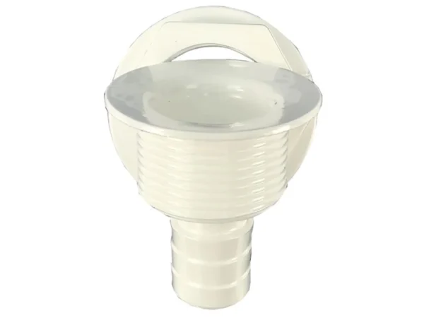 T-H Marine Straight Barbed All-Purpose Drain - White - Image 2