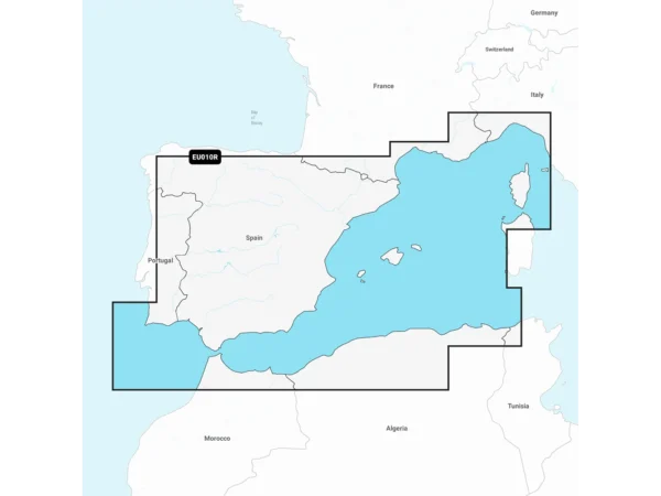 Garmin NVEU010R Spain, Mediterranean Coast - Marine Charts Garmin Navionics Vision+ - Image 2