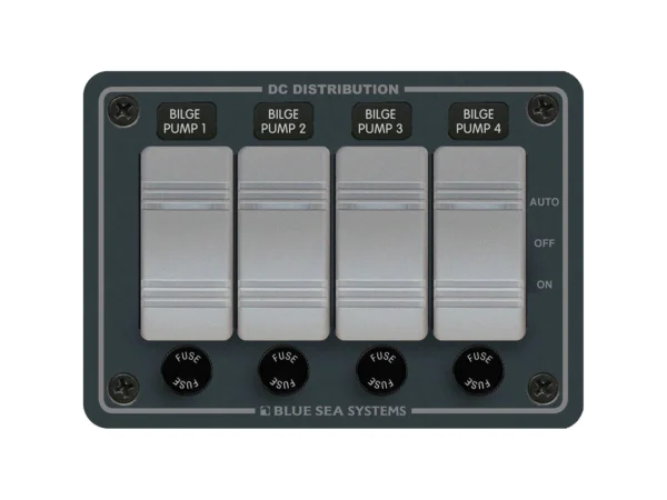 Blue Sea 8666 Contura 4 Bilge Pump Control Panel - Image 2