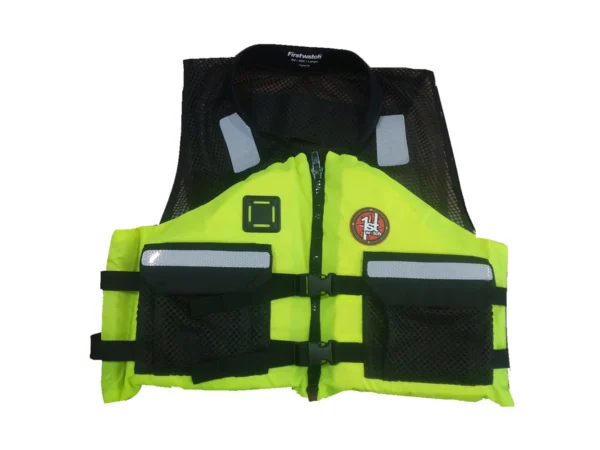 First Watch AV-5001 Crew Vest - Hi-Vis Yellow - Small to Medium - Image 2