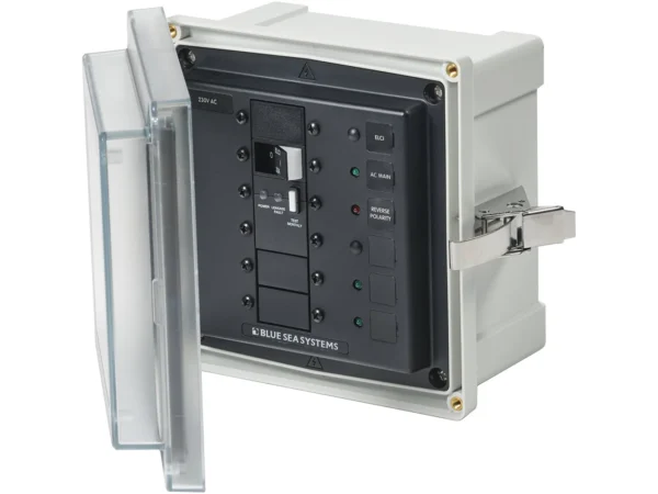 Blue Sea 3123 - SMS Panel Enclosure w/ELCI (32A) & 3 Blanks - 230V AC - Image 2