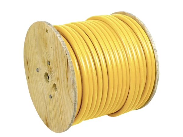 Pacer Yellow 4 AWG Battery Cable - 250' - Image 2