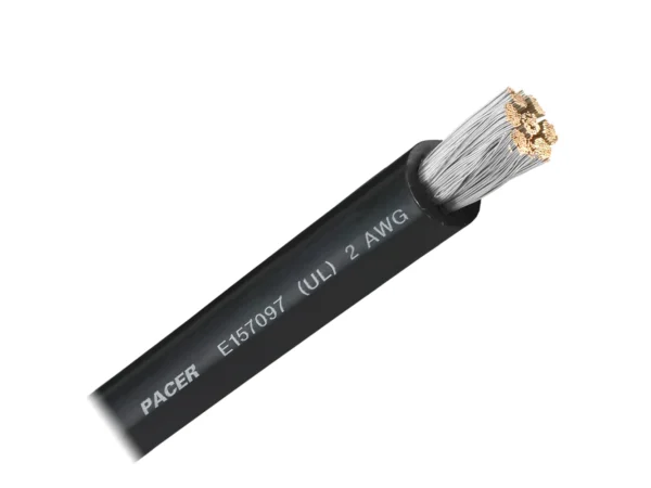 Pacer Black 2 AWG Battery Cable - Sold By The Foot - Image 2