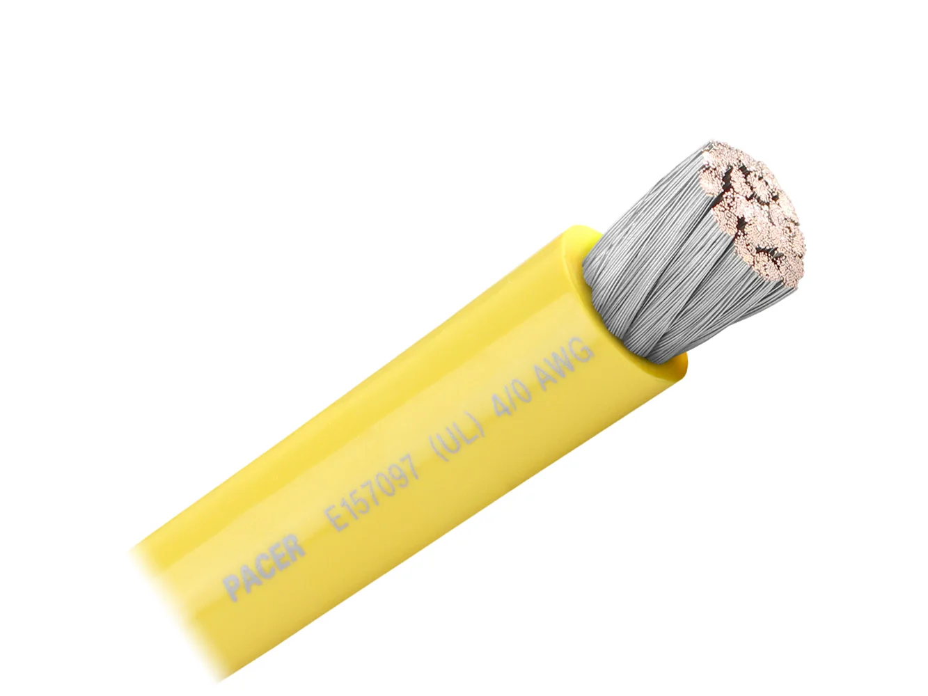Pacer Yellow 4/0 AWG Battery Cable - Sold By The Foot - Image 2