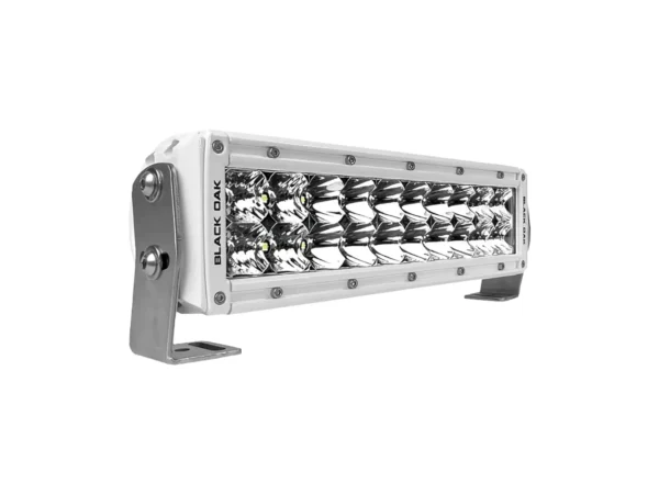 Black Oak Pro Series 3.0 Double Row 10" LED Light Bar - Combo Optics - White Housing - Image 2