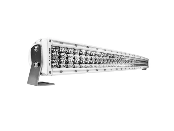 Black Oak Pro Series 3.0 Curved Double Row 50" LED Light Bar - Combo Optics - White Housing - Image 2