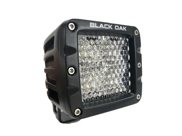 Black Oak 2" LED Pod Light - Diffused Optics - Black Housing - Pro Series 3.0 - Image 2