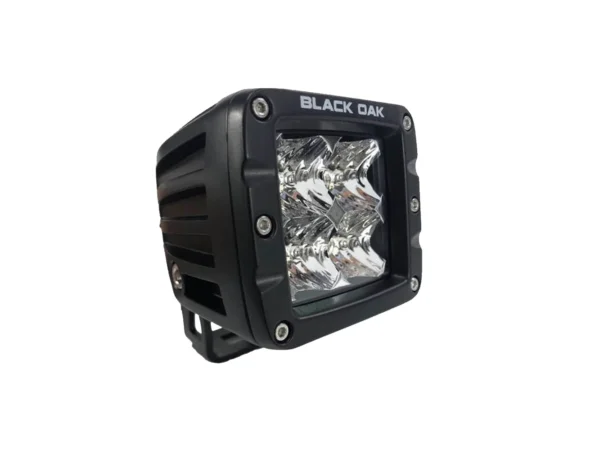 Black Oak 2" LED Pod Light - Spot Optics - Black Housing - Pro Series 3.0 - Image 2