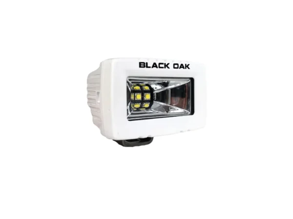 Black Oak 2" Marine Spreader Light - Scene Optics - White Housing - Pro Series 3.0 - Image 2