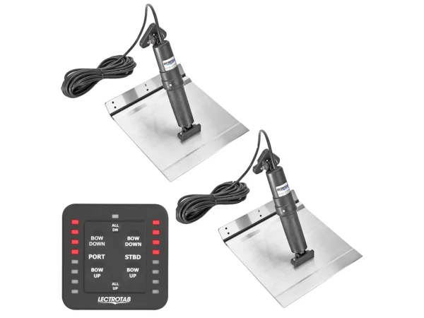 Lectrotab XKA Aluminum Alloy Trim Tab Kit w/One-Touch Control - 9 x 12 - Image 2