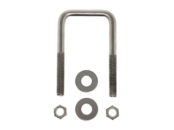 C.E. Smith Zinc U-Bolt 7/16"-14 X 3-1/8" X 3" w/Washers & Nuts - Square - Image 2