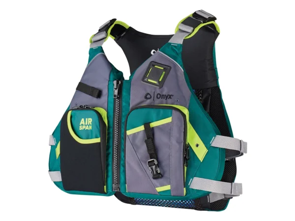 Onyx Airspan Angler Life Jacket - XS/SM - Green - Image 3