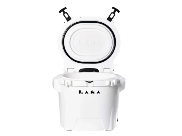 LAKA Coolers 30 Qt Cooler w/Telescoping Handle & Wheels - White - Image 6