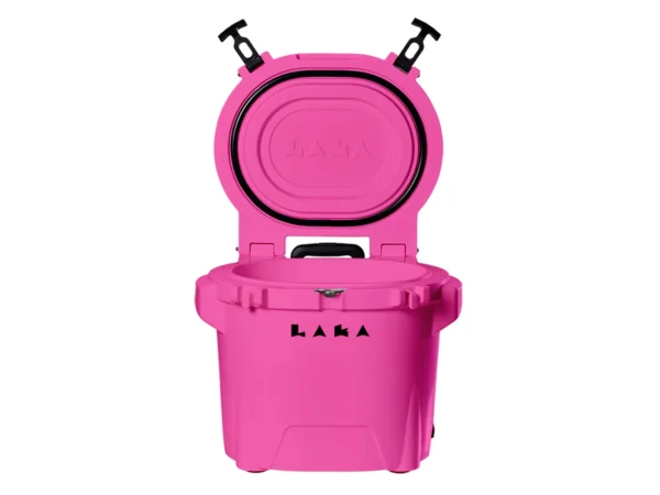 LAKA Coolers 30 Qt Cooler w/Telescoping Handle & Wheels - Pink - Image 6