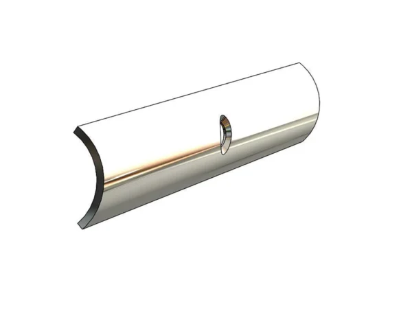 TACO Hollow Back 304 Stainless Steel Rub Rail Insert 3/4" x 6' - Image 4