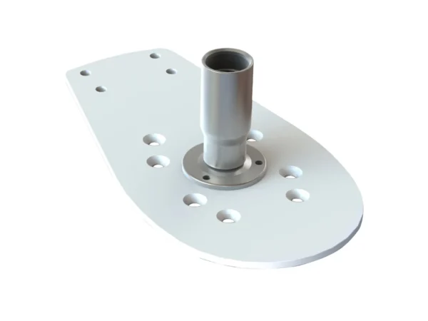 Seaview Starlink Modular Top Plate w/Starlink Stainless Steel 1"-14 Threaded Adapter & Stainless Steel Base