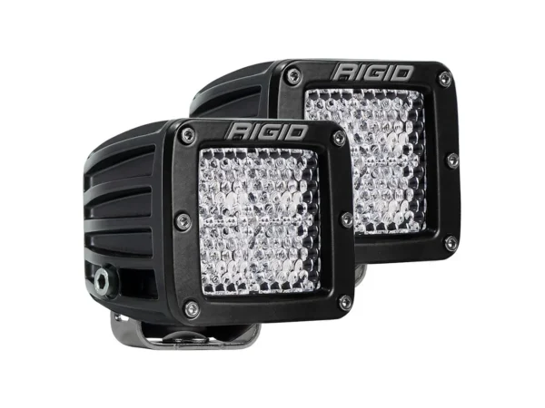 RIGID Industries D-Series PRO Flood Diffused Surface Mount Black Light - Pair - Image 3