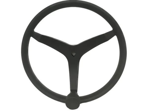 Uflex - V46 - 13.5" Stainless Steel Steering Wheel w/Speed Knob - Black - Image 2