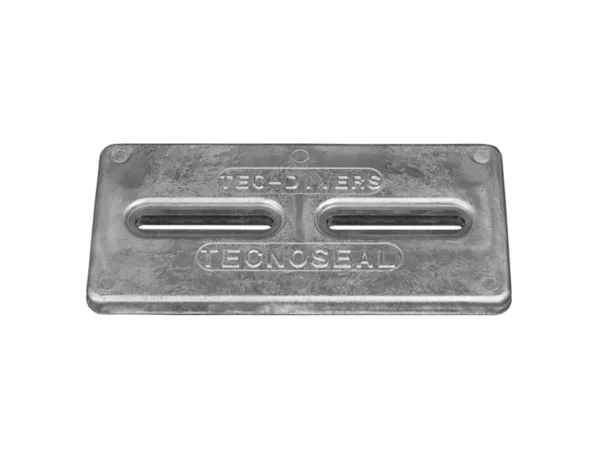 Tecnoseal Rectangular Zinc Plate Anode w/Inserts - 12" x 6" x 1" - Image 3