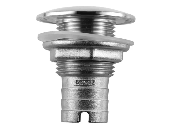 Attwood Stainless Steel Thru-Hull Short Straight Barbed - 1" Inner Diameter - Image 2