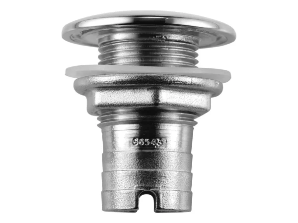Attwood Stainless Steel Thru-Hull Short Straight Barbed - 1-1/8" Inner Diameter - Image 2