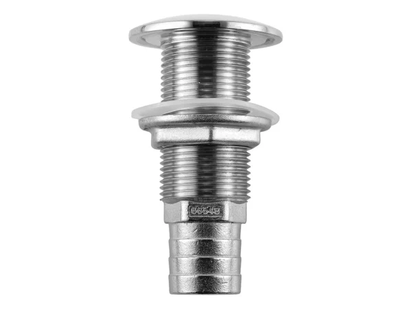 Attwood Stainless Steel Thru-Hull Standard Straight Barbed - 1" Inner Diameter - Image 2
