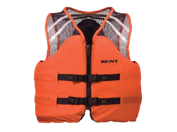 Kent Mesh Classic Commercial Vest - Medium - Orange - Image 2