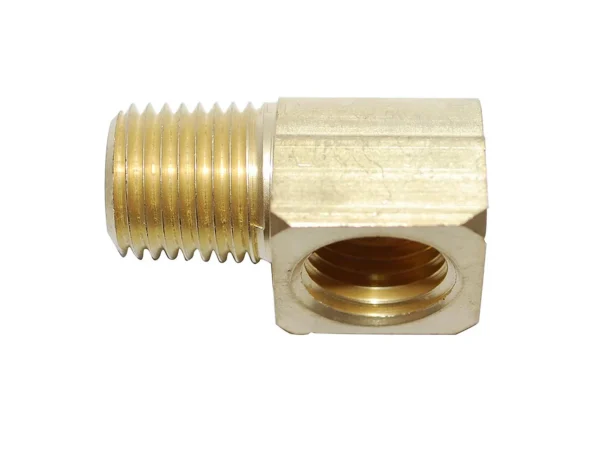 Attwood Universal 90 Degree Elbow - 1/4" NPT x 1/4" NPTF - Brass - Image 2