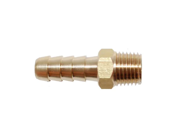 Attwood Universal Brass Fuel Hose Fitting - 1/4" NPT x 5/16" Barb - Image 2