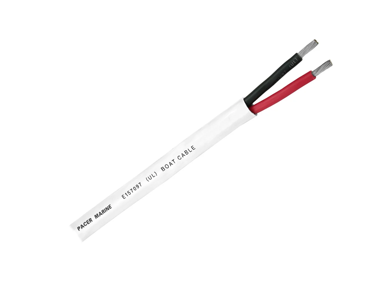 Pacer Duplex 2 Conductor Cable - 500' - 10/2 AWG - Round Cable - Red, Black - Image 2