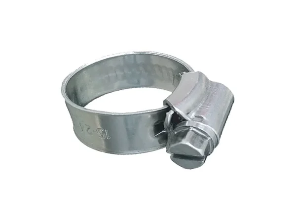 Trident Marine 316 SS Non-Perforated Worm Gear Hose Clamp - 3/8" Band - 7/16"–21/32" Clamping Range - 10-Pack - SAE Size 4 - Image 2