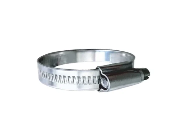 Trident Marine 316 SS Non-Perforated Worm Gear Hose Clamp - 15/32" Band - (3/4" – 1-1/8") Clamping Range - 10-Pack - SAE Size 10 - Image 2