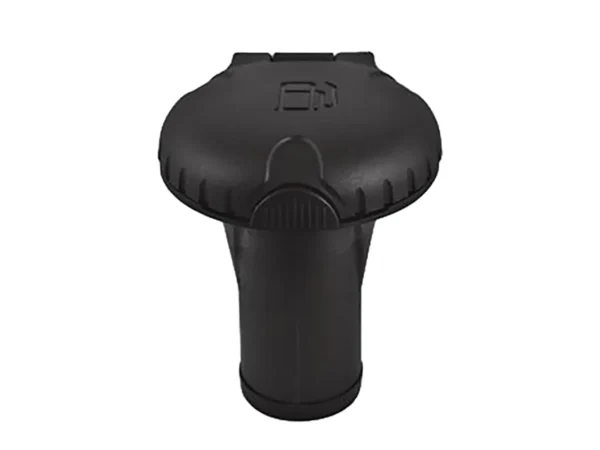 Attwood Deck Fills f/Pressure Relief Systems - Straight Body - Scalloped Black Plastic Cap - Image 2
