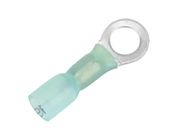 Pacer 16-14 AWG Heat Shrink Ring Terminal - 1/4" Stud Size - 100 Pack - Image 2