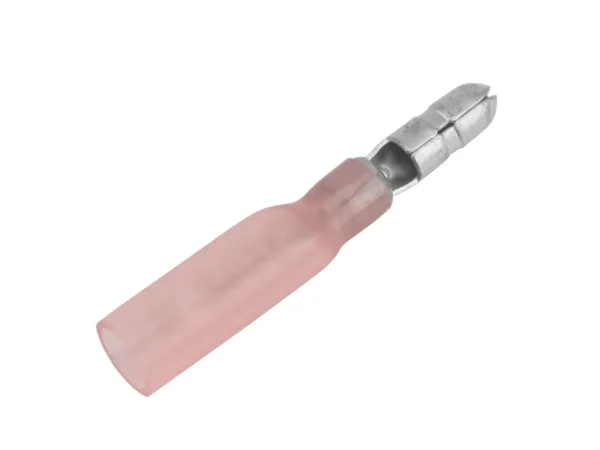 Pacer 22-18 AWG Heat Shrink Male Bullet Terminal - 100 Pack - Image 2