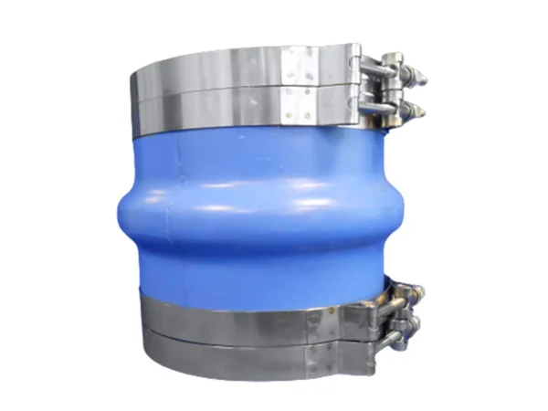 Trident Marine 8" ID Blue Silicone Molded Wet Exhaust Hump w/4 T-Bolt Clamp - Image 2