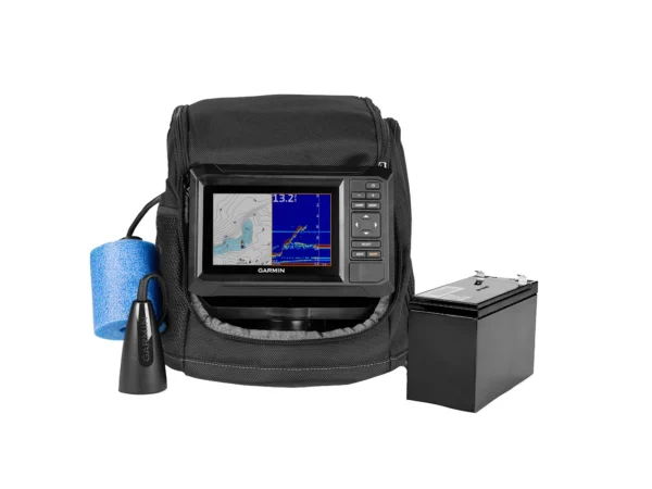 Garmin ECHOMAP™ UHD2 Keyed 5" cv Ice Fishing Bundle w/ECHOMAP™ UHD2 53cv & Dual Beam-IF Transducer