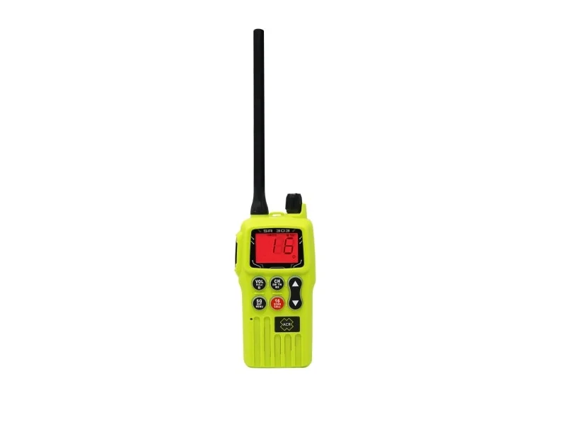 ACR SR303 Multi Channel GMDSS Waterproof Hand Held VHF Replaceable Lithium Battery