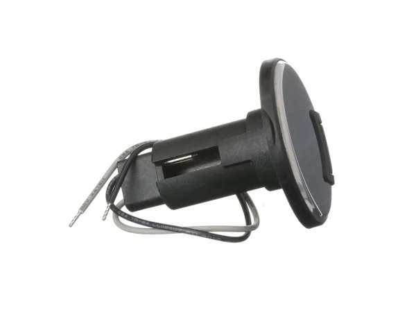 Attwood 910R Series Round Base 2-Pin Over Mold 306 Stainless Steel Black Cover