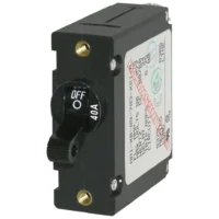 Blue Sea 7224 Circuit Breaker AA1Toggle 40A with Black Toggle