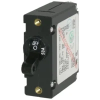 Blue Sea 7228 Circuit Breaker AA1Toggle 50A with Black Toggle