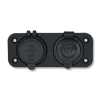 Bluewater USB/USB-C & 12V Combo Receptacle w/Dual Plate