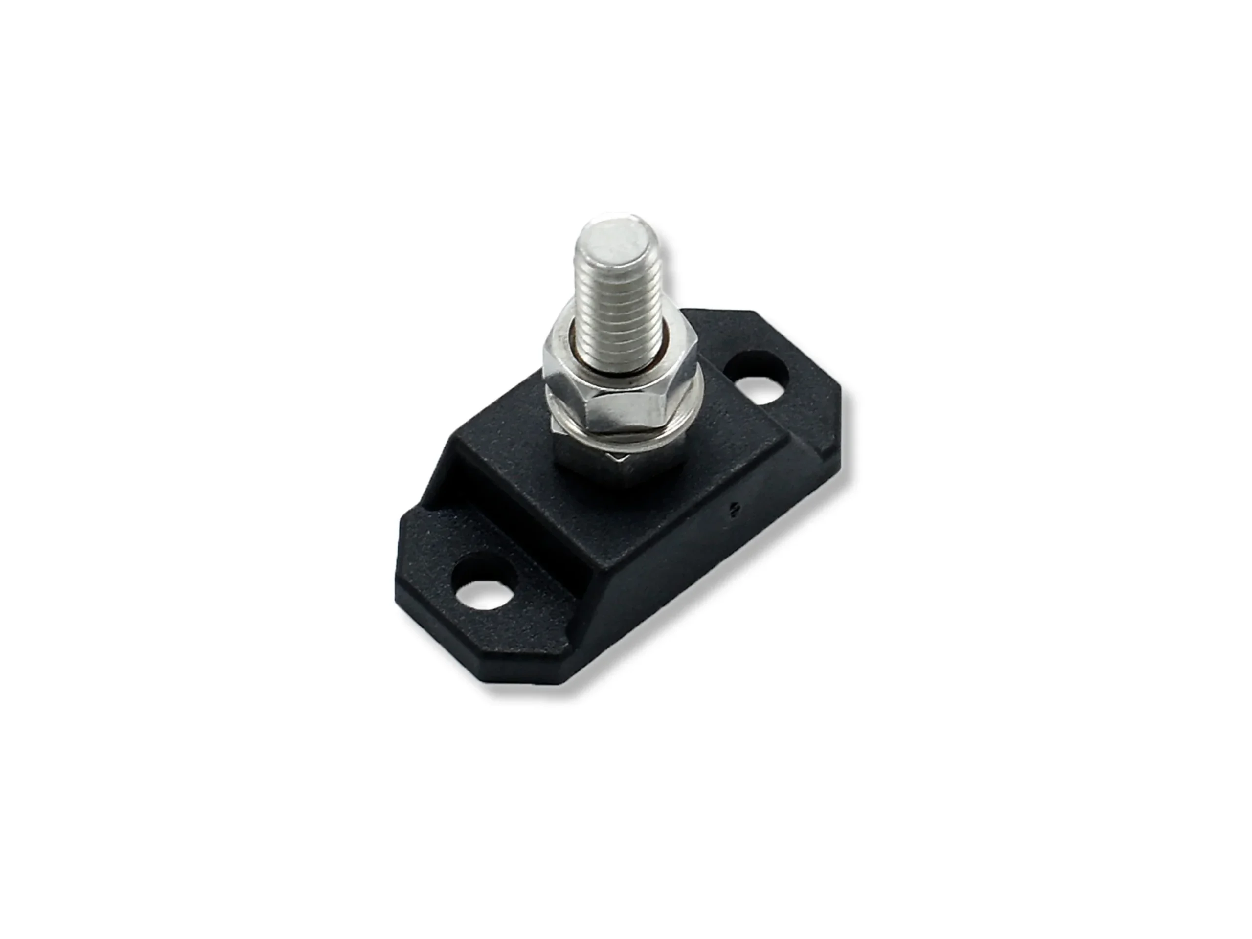 Bluewater Single Battery Post Black 5/16 SS