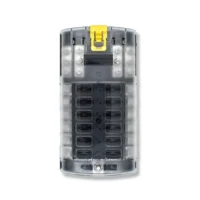 Bluewater 12 Position Fuse Block ATC w/Yellow Slide w/Ground Block..