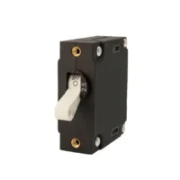 EGIS A Series White Toggle Panel Mount Circuit Breaker Single Pole AC/DC 2.5 Amp Retail Pack