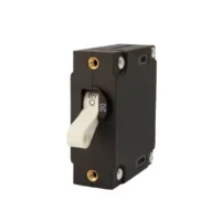 EGIS A Series White Toggle Panel Mount Circuit Breaker Single Pole AC/DC 20 Amp Retail Pack