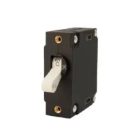 EGIS A Series White Toggle Panel Mount Circuit Breaker Single Pole AC/DC 30 Amp Retail Pack
