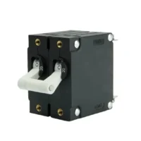 EGIS A Series White Toggle Panel Mount Circuit Breaker Dual Pole AC 20 Amp Retail Pack